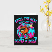 Happy New Year 67 Bruh The Next Two Years Are 2026 カード (黄色い花)