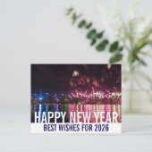 Happy New Year Australia Perth Fireworksの写真 ポストカード (スタンド正面)