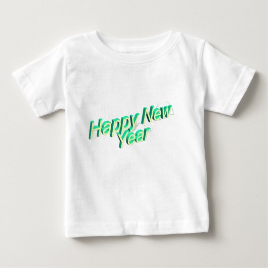 Happy New Year Baby Shirt  ベビーTシャツ (正面)