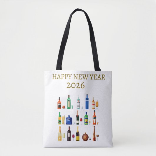 Happy New Year  Bag トートバッグ (正面)