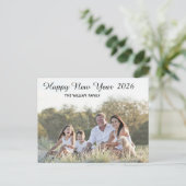 Happy New Year Calligraphy 2 Photo シーズンポストカード (スタンド正面)