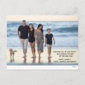 Happy New Year Calligraphy 2 Photo シーズンポストカード (裏面)