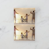 Happy New Year Card – Best Wishes for the Year Ahe サンキューカード (内部)