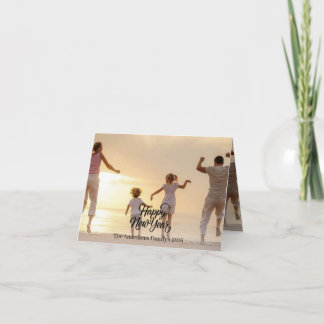 Happy New Year Card – Best Wishes for the Year Ahe サンキューカード