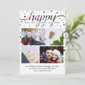 HAPPY New Year Card Color-Matchedタイポグラフィ201Xs シーズンカード (スタンド正面)