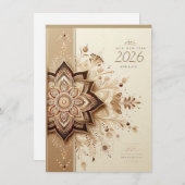 Happy New Year Card | Joy, Hope & Success シーズンカード (正面/裏面)