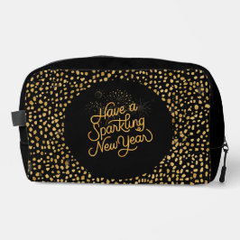 Happy New Year Celebrate,Gold Pixels  ドップキット