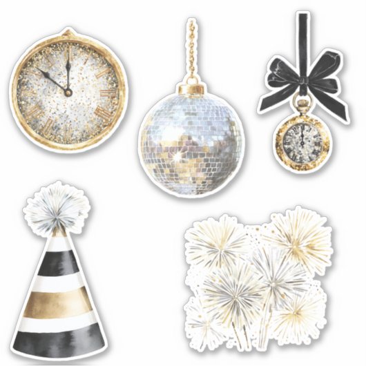 Happy New Year Celebration シール (正面)