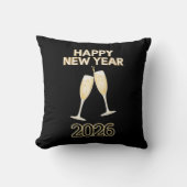 Happy New Year Celebration Design – Festive Party クッション (正面)