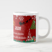 Happy New Year Celebration Mug ジャンボコーヒーマグカップ (右)