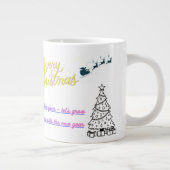 Happy New Year Celebration Mug ジャンボコーヒーマグカップ (右)