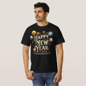 Happy New Year Celebration Party Tシャツ (正面フル)