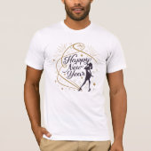 Happy New Year Celebration T-Shirt 2026 Tシャツ (正面)
