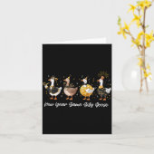 Happy New Year Crew 2026 New Year Silly Goose Matc カード (黄色い花)