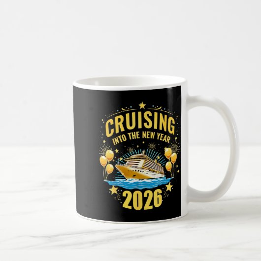 Happy New Year Cruise 2026 Party Trip Cruising Int コーヒーマグカップ (右)