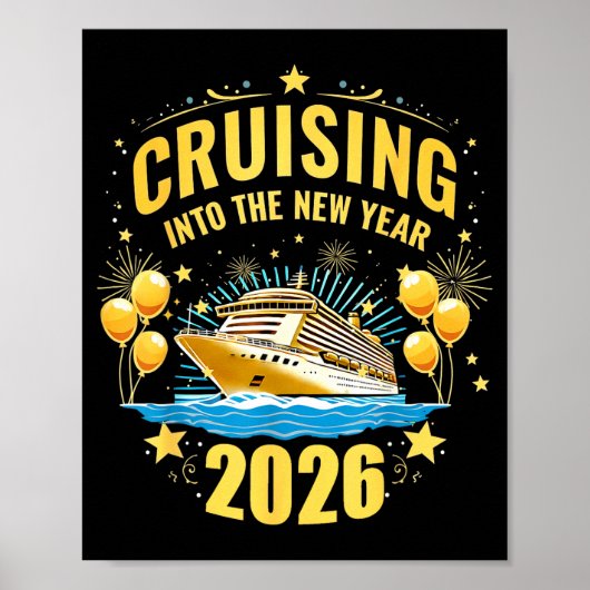 Happy New Year Cruise 2026 Party Trip Cruising Int ポスター (正面)