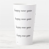 happy new year cup カフェラテマグ (正面)