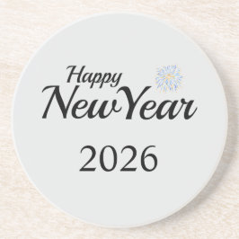 Happy New Year Custom Present コースター