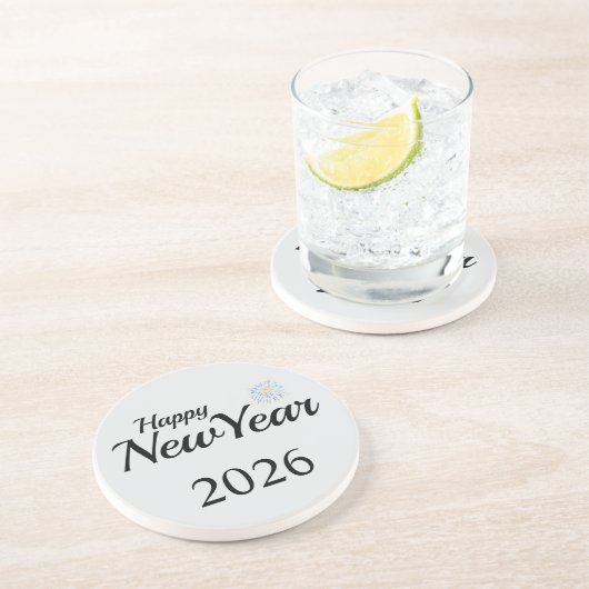 Happy New Year Custom Present コースター (側面)