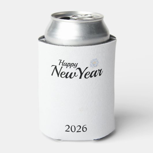 Happy New Year Custom Present 缶クーラー (缶正面)