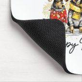 Happy New Year Dachshund Dog Lover 2026 New Year H マウスパッド (コーナー)