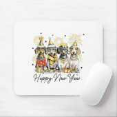 Happy New Year Dachshund Dog Lover 2026 New Year H マウスパッド (マウス)