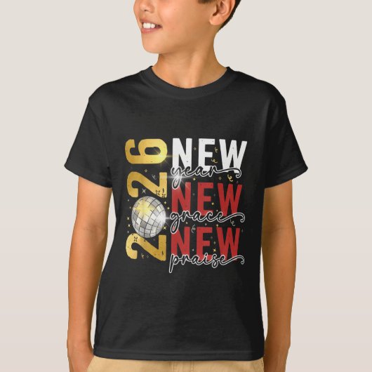 Happy New Year Eve 2026 New Year Party Hello 2026 Tシャツ (正面)