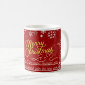 Happy New Year Festive Gnome Coffee Mug コーヒーマグカップ (正面右)