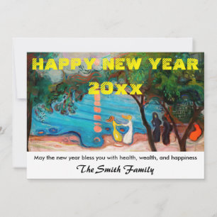 Happy New Year from Dance on the Dance by Munch シーズンカード