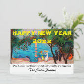Happy New Year from Dance on the Dance by Munch シーズンカード (スタンド正面)