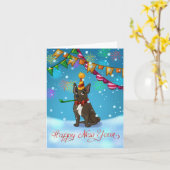 Happy New Year From Pax! カード (黄色い花)