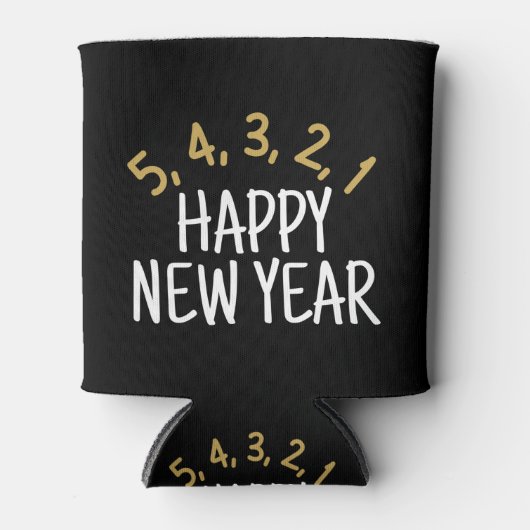 Happy New Year Funny 缶クーラー (正面)