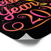 Happy New Year Funny Matching Family New Years Eve ポスター (角)