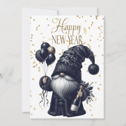 Happy New Year Gnome 案内状 (正面)