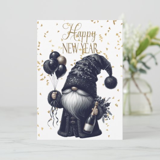 Happy New Year Gnome 案内状 (スタンド正面)