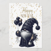 Happy New Year Gnome 案内状 (正面/裏面)