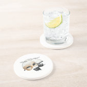 Happy New Year Gold Black Mask コースター (側面)