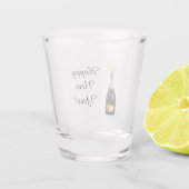 Happy New Year Gold Bottle ショットグラス (裏面)