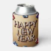 Happy New Year Gold Can Sleeve 缶クーラー (缶正面)