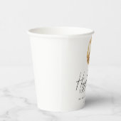 Happy New Year Gold Disco Ball 紙コップ (右)