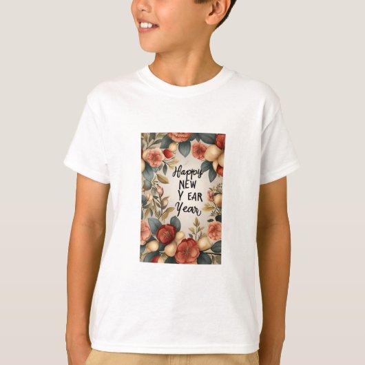 Happy New Year Kids Basic * Tシャツ (正面)