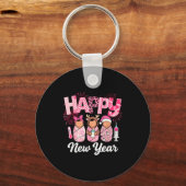 Happy New Year Labor Delivery L&amp;d Nurse Nye Pa キーホルダー (正面)