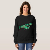 Happy New Year Lettering Sweatshirt スウェットシャツ (正面フル)