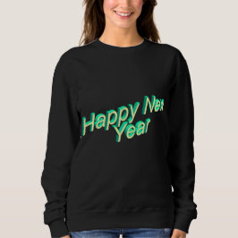 Happy New Year Lettering Sweatshirt スウェットシャツ