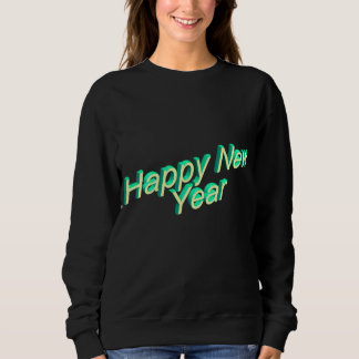 Happy New Year Lettering Sweatshirt スウェットシャツ