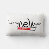 Happy new year, loading. Gelukkig nieuwjaar ランバークッション (裏面)