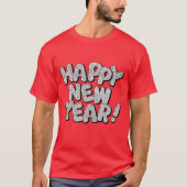 Happy New Year Man's T Shirt Tシャツ (正面)