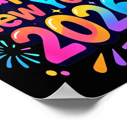 Happy New Year, Merry Christmas  ポスター (角)