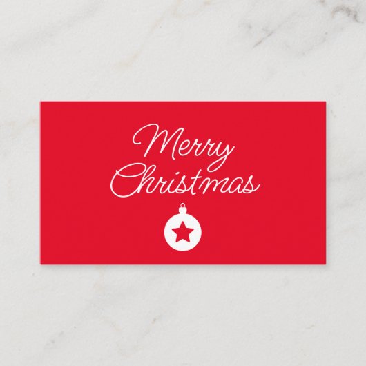 Happy New Year Merry Christmas Holiday Season エンクロージャーカード (正面)