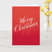 Happy New Year Merry Christmas Holiday Season カード (黄色い花)